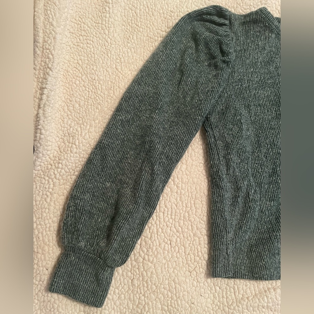 ZARA Green/blue Sweater size Small - Picture 2 of 3